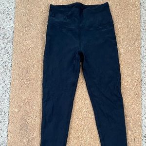 Black high waisted star tactel leggings